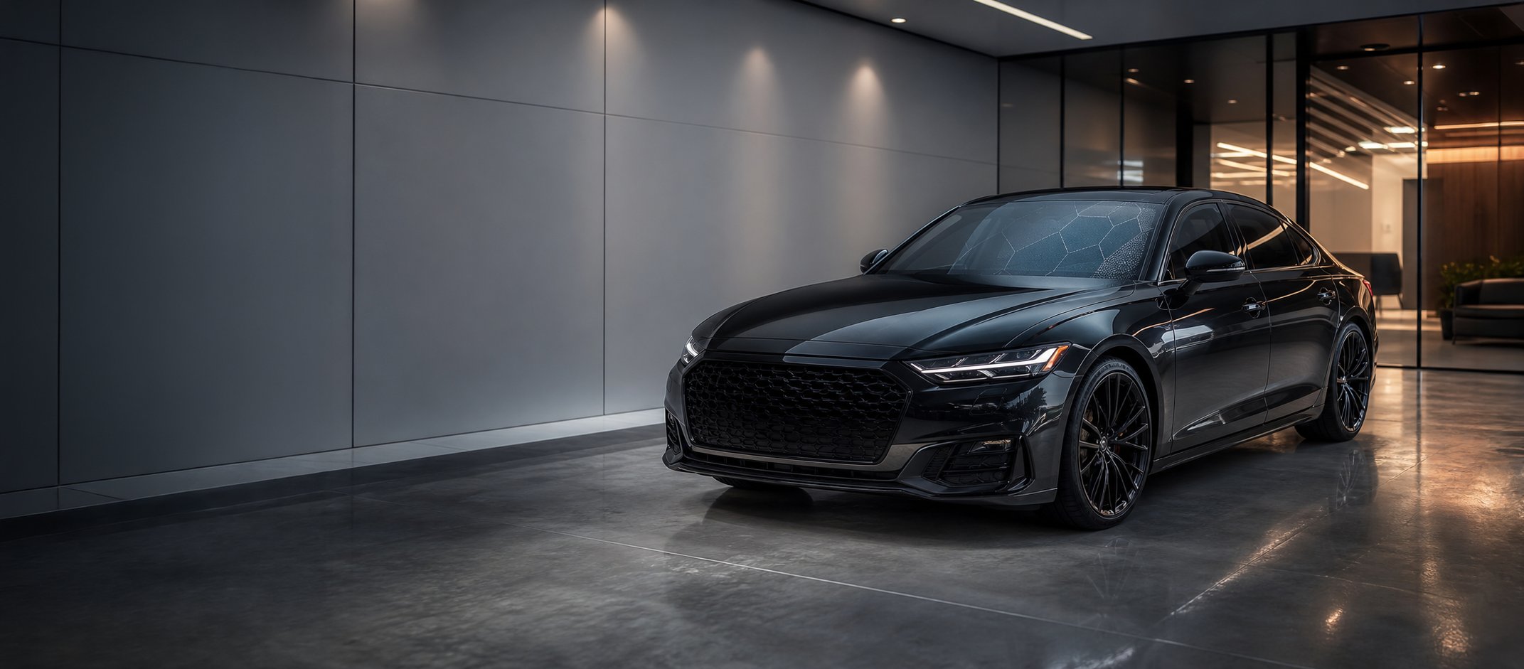 Carro premium com proteção automotiva PRIMME SERVICE